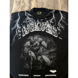 DarcSport - (M) - Roided OUT BATMAN Shirt Black/White RARE